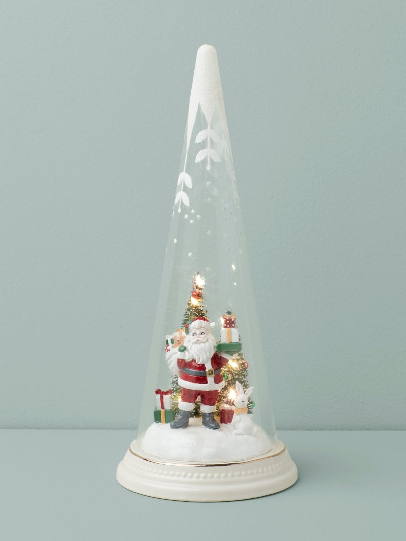 Merry & Magical Lit Santa With Gifts Figurine