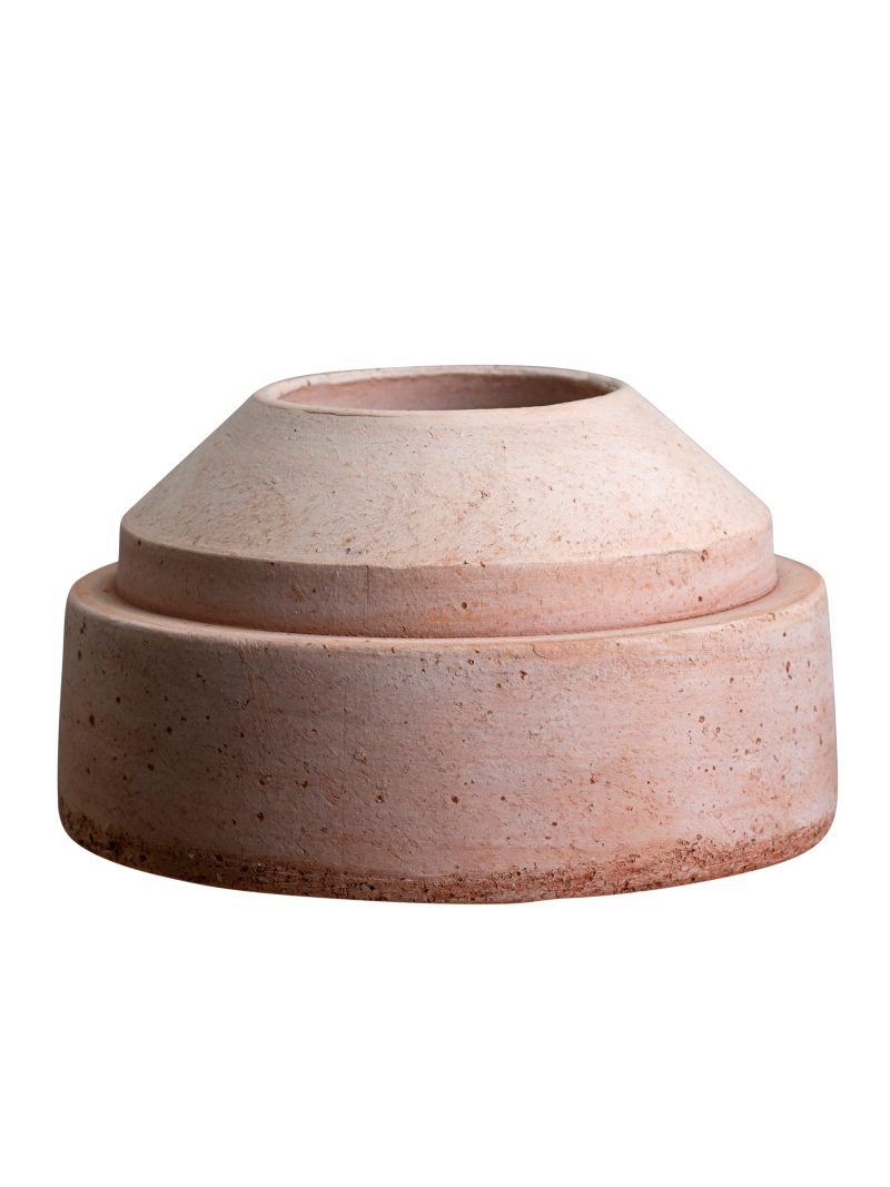 Hoff Candleholder, Raw Rosa